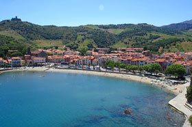 Photo of the beach at Collioure