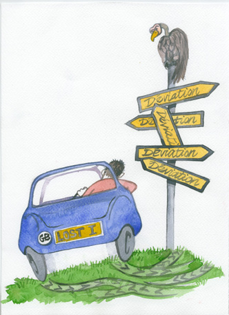 Confusing French road signs