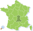 Map of Auvergne