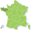 Map of Brittany
