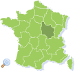 Map of Burgundy