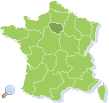 Map of Île-de-France/Paris