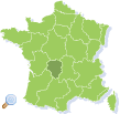 Map of Limousin
