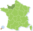 Map of Normandy