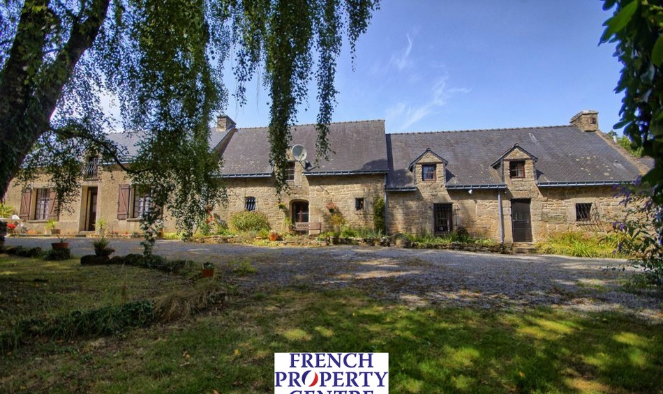 French Property for Sale House (near PONTIVY) in Morbihan, Brittany